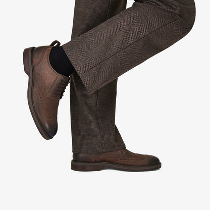 Aldwin Limit Brogue Brown Leather - Clarks Men