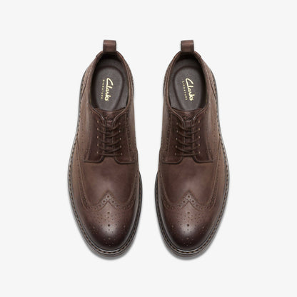 Aldwin Limit Brogue Brown Leather - Clarks Men