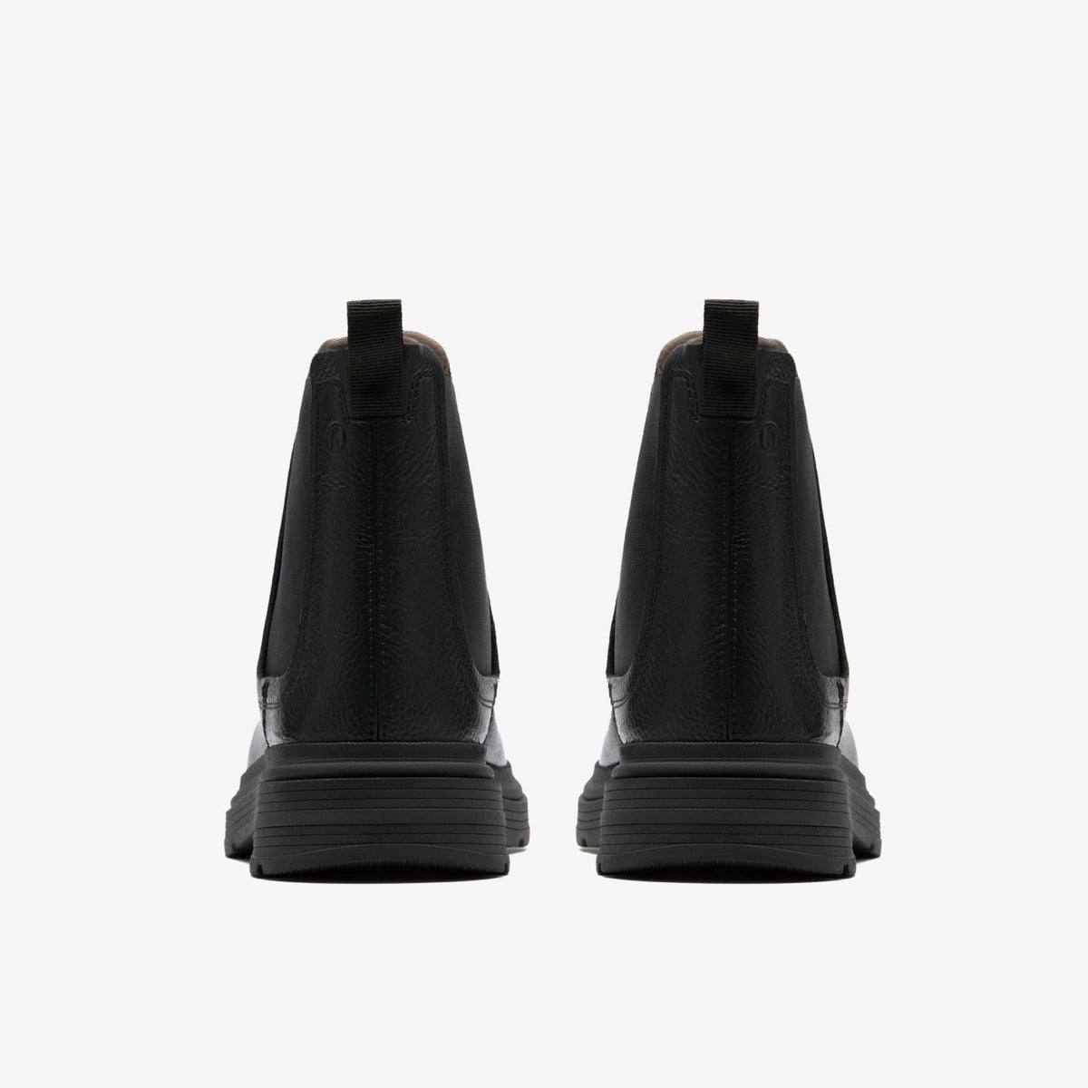 Badbury Easy Black Leather - Clarks Men