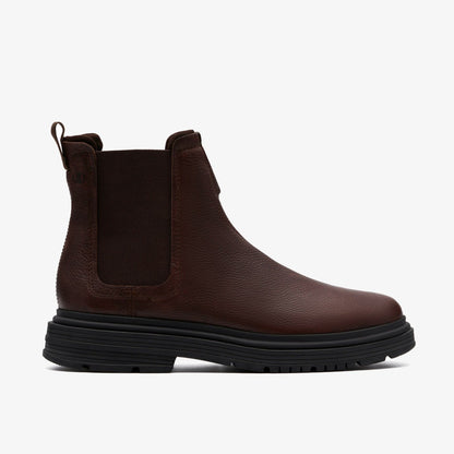 Badbury Easy Dark Brown Leather - Clarks Men