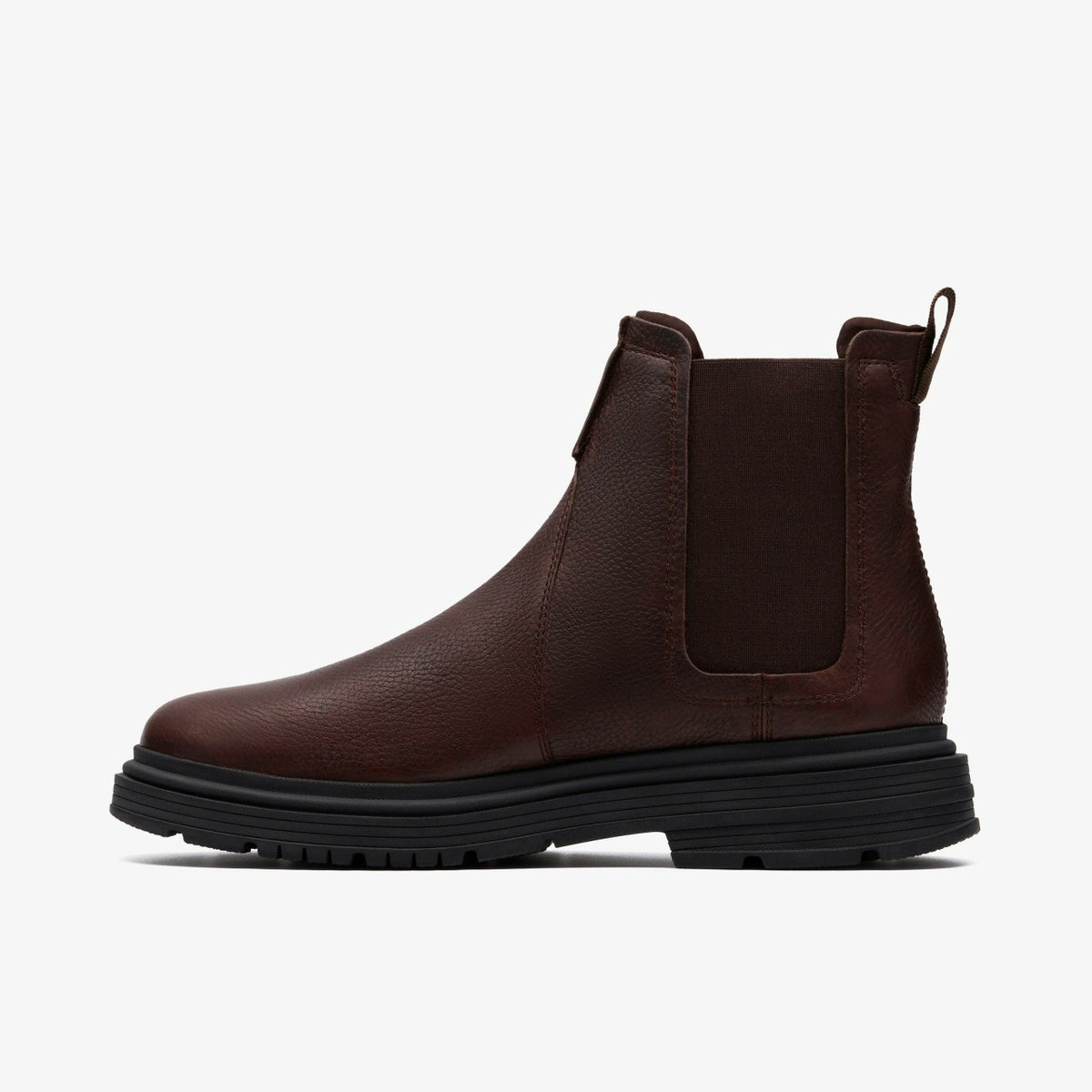 Badbury Easy Dark Brown Leather - Clarks Men