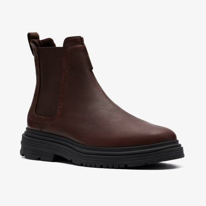 Badbury Easy Dark Brown Leather - Clarks Men