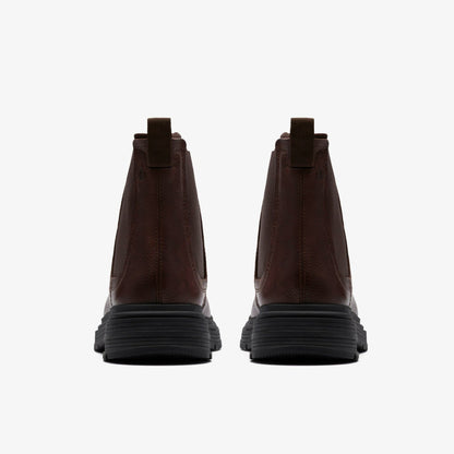 Badbury Easy Dark Brown Leather - Clarks Men
