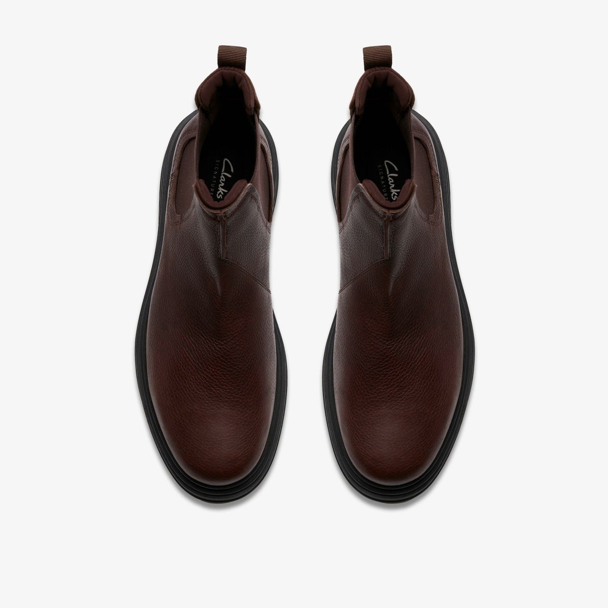 Badbury Easy Dark Brown Leather - Clarks Men