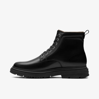 Badbury Hi Waterproof Black Warmlined Leather - Clarks Men