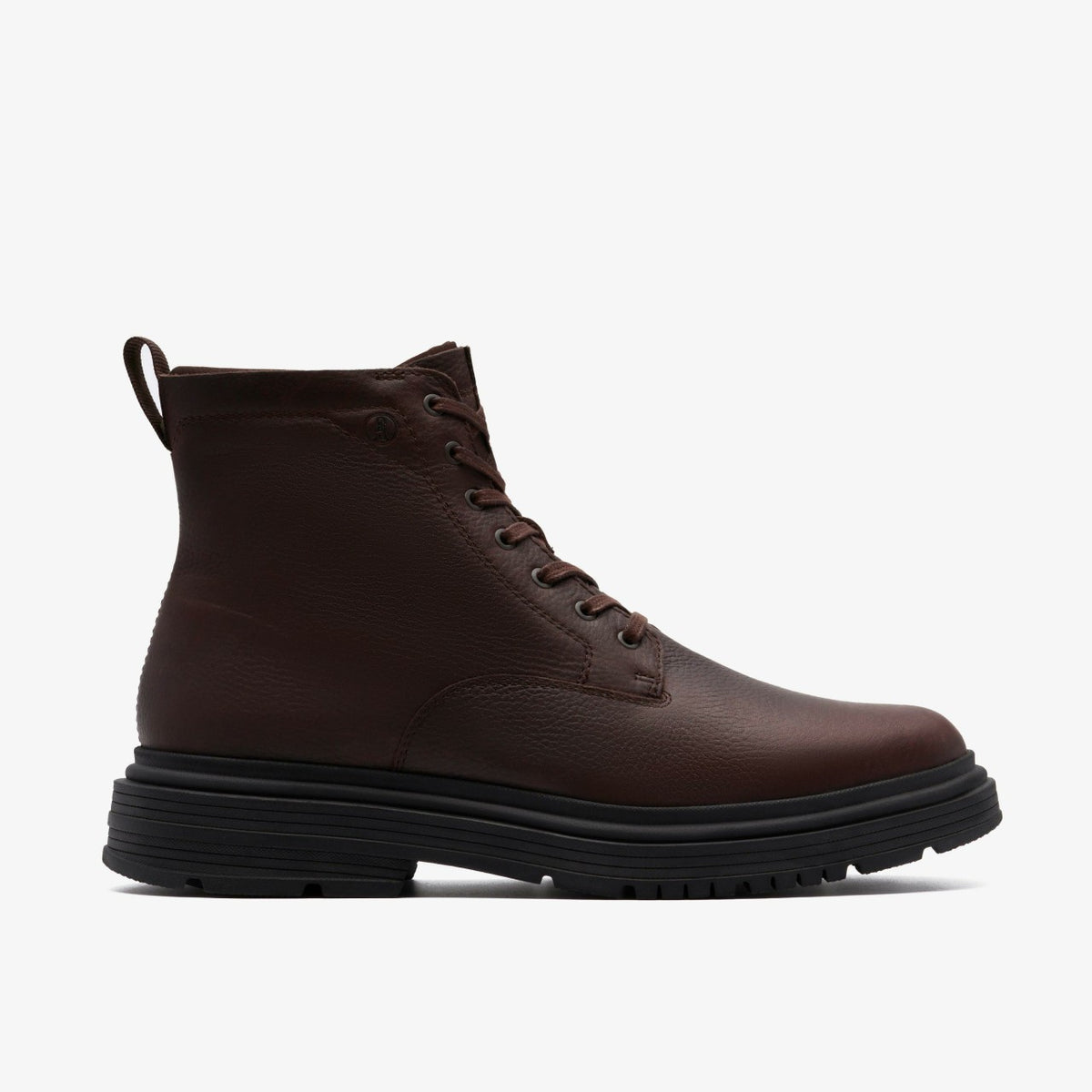Badbury Hi Waterproof Brown Warmlined Leather - Clarks Men