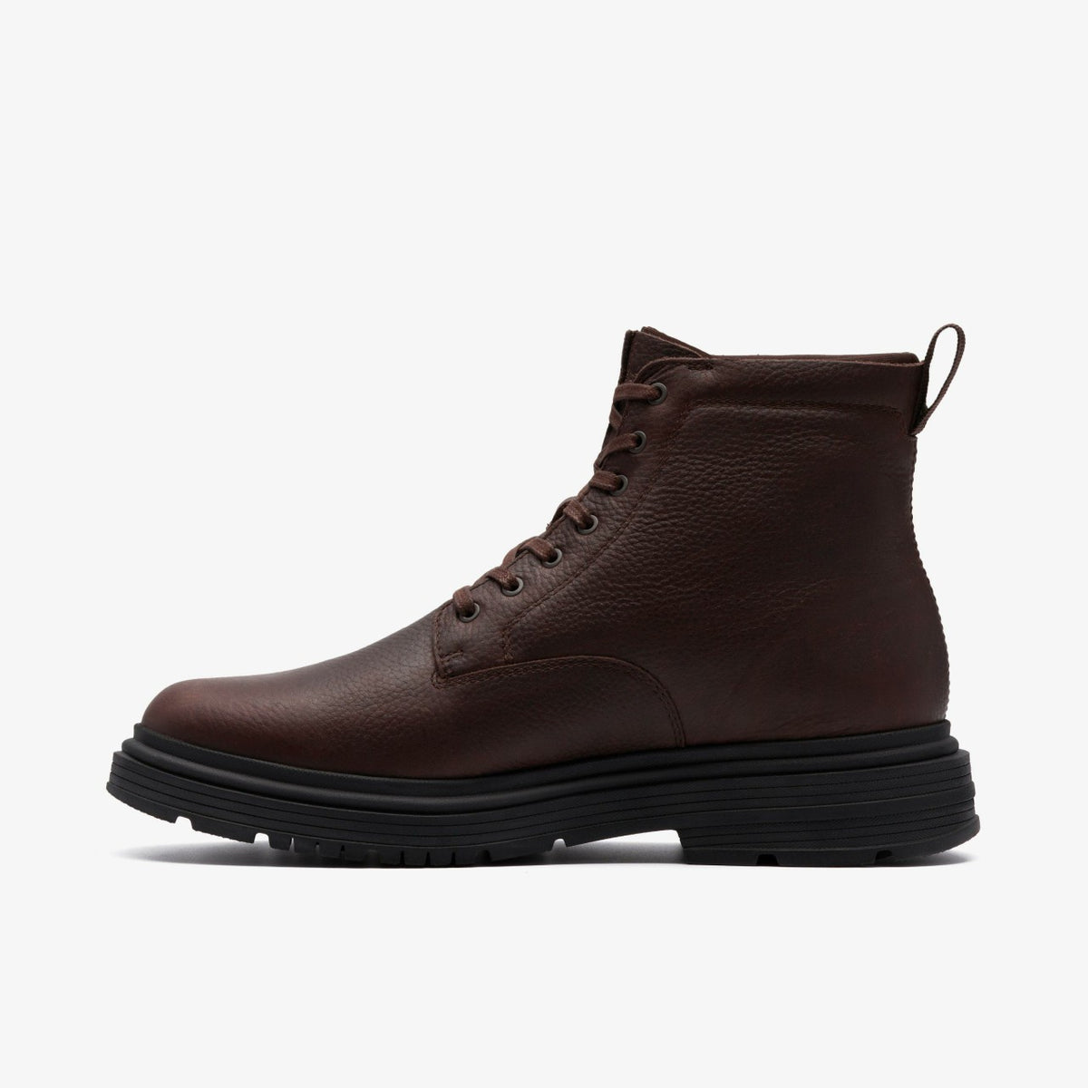 Badbury Hi Waterproof Brown Warmlined Leather - Clarks Men