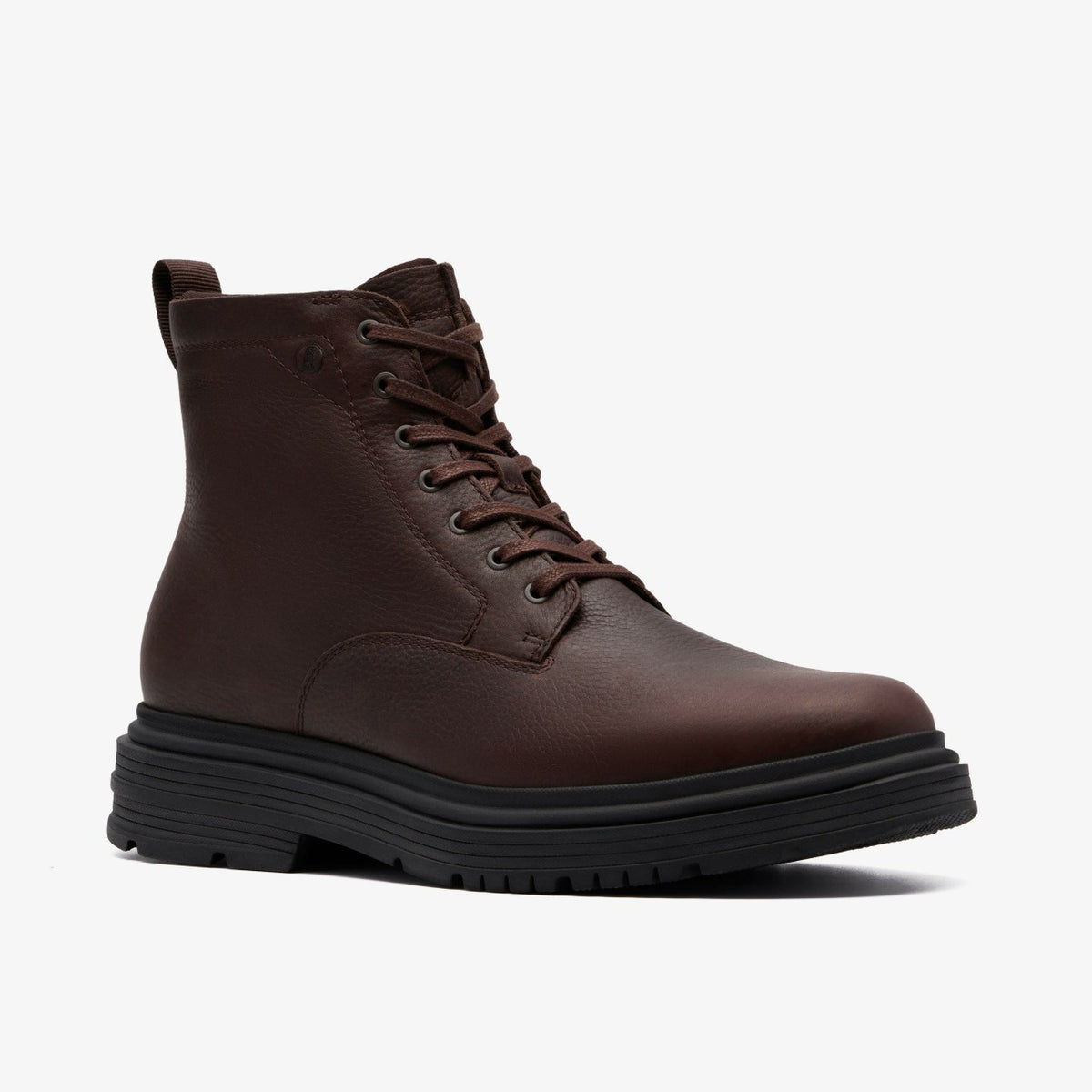 Badbury Hi Waterproof Brown Warmlined Leather - Clarks Men