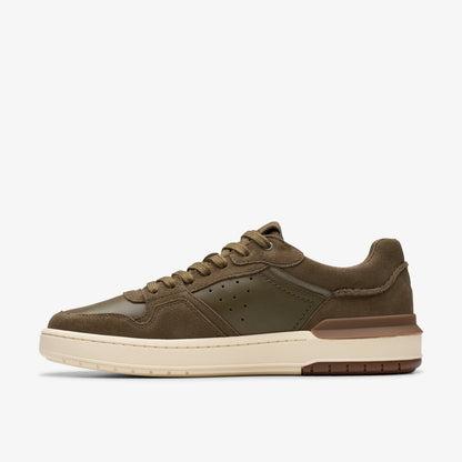 Courtlite2 Lo Khaki Suede - Clarks Men