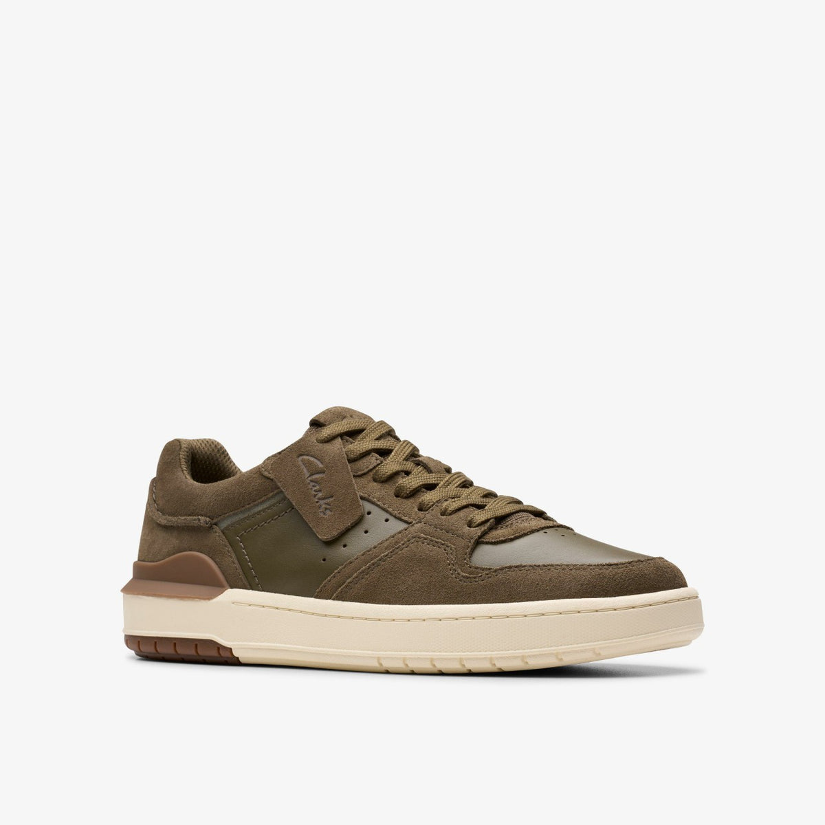Courtlite2 Lo Khaki Suede - Clarks Men