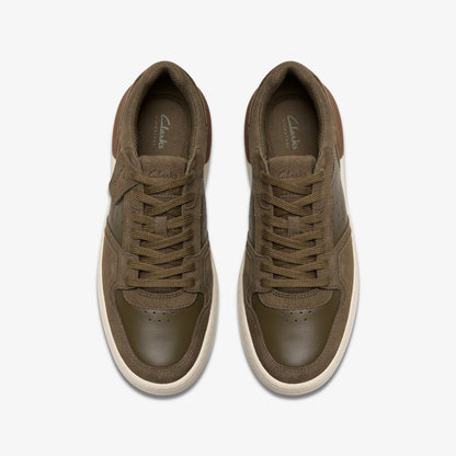 Courtlite2 Lo Khaki Suede - Clarks Men
