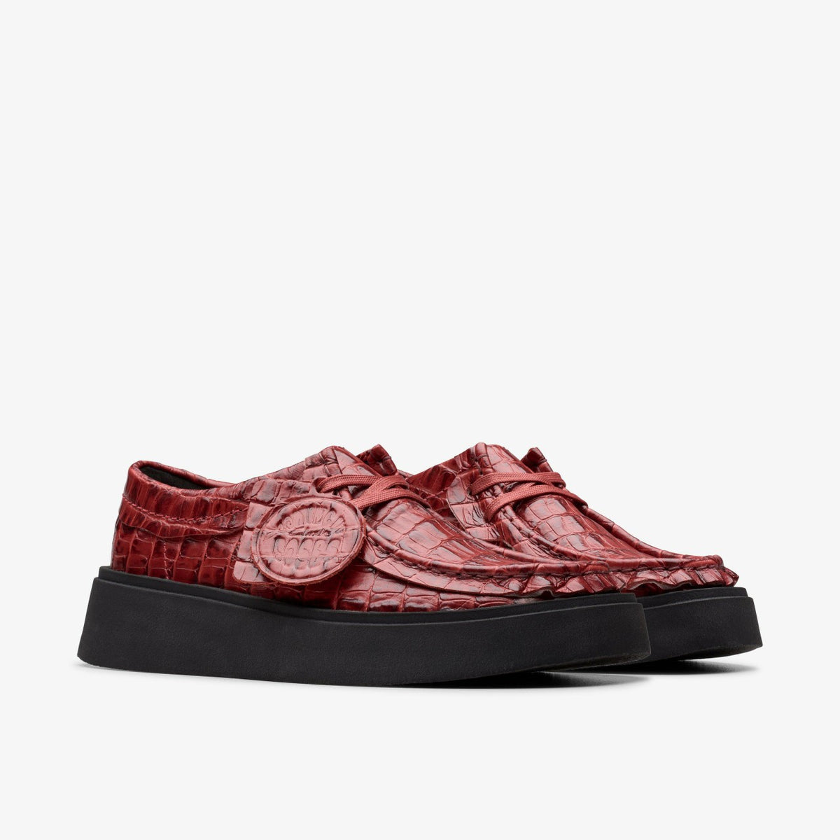 Martine Rose Torview Womens Burgundy Leather - Clarks Women