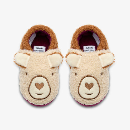 Fluffy Snug Toddler Cream Teddy - Clarks Kids