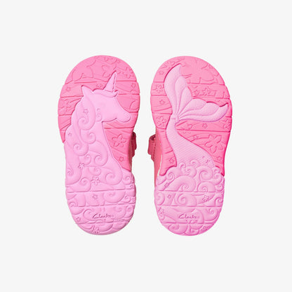 Tidal Shell Toddler Pink - Clarks Kids