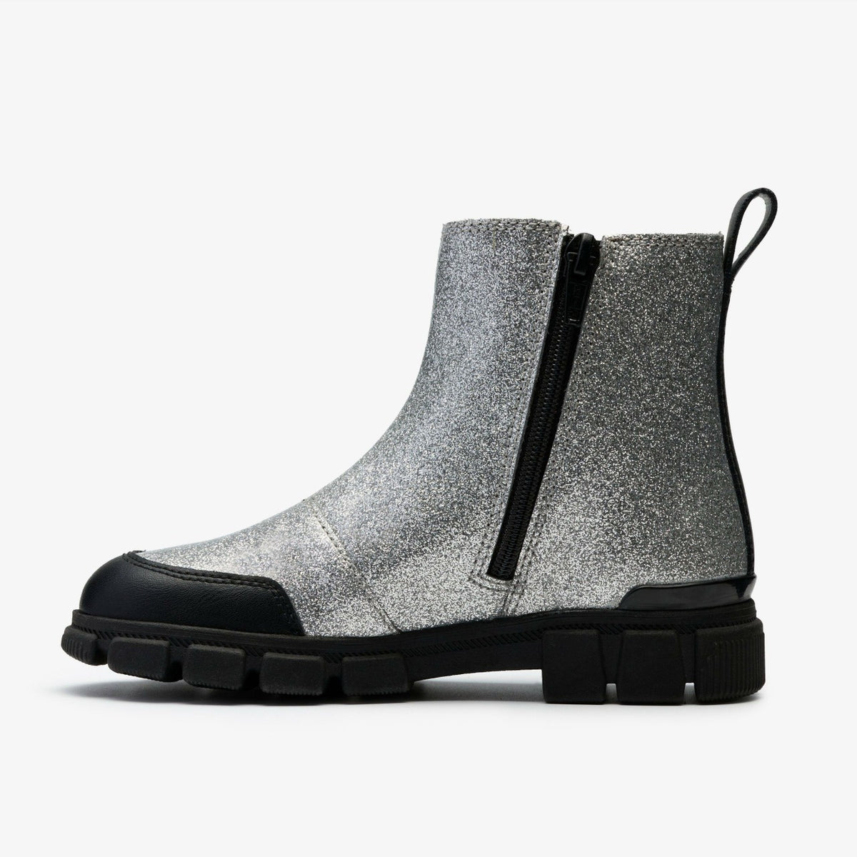 Evyn Chelsea Kid Silver Patent - Clarks Kids