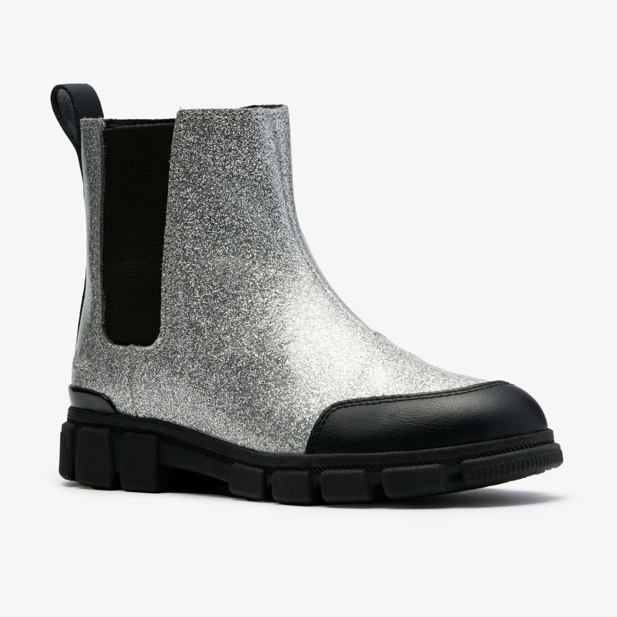 Evyn Chelsea Kid Silver Patent - Clarks Kids