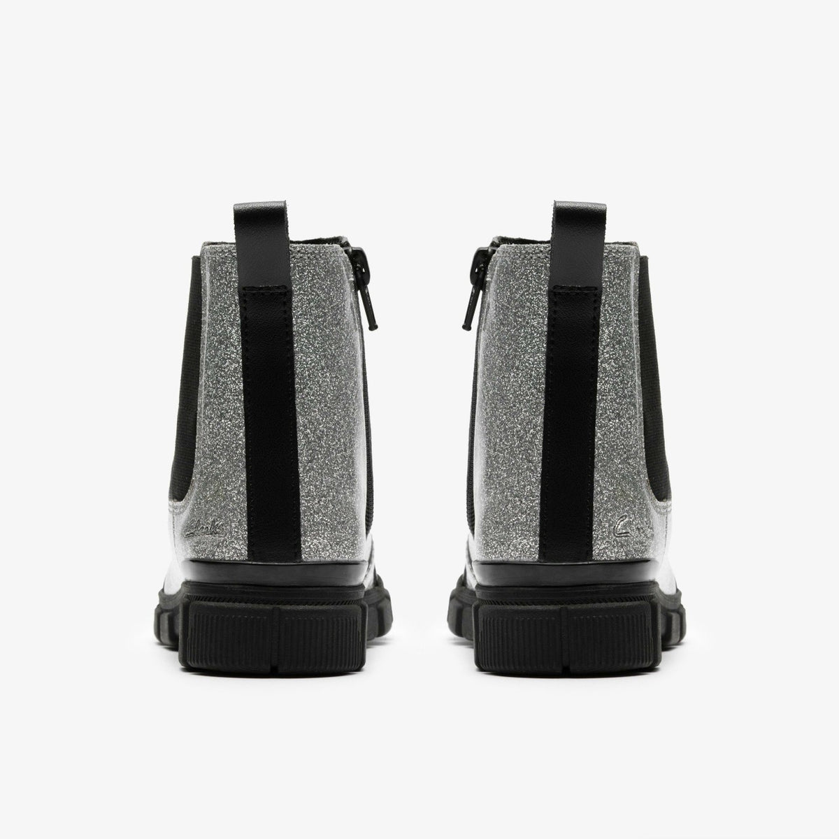 Evyn Chelsea Kid Silver Patent - Clarks Kids