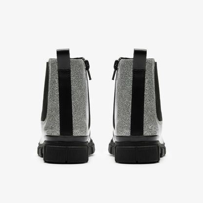 Evyn Chelsea Kid Silver Patent - Clarks Kids