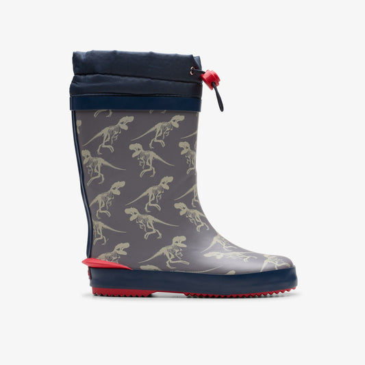 Tarri Race Kid Grey Combination - Clarks Kids