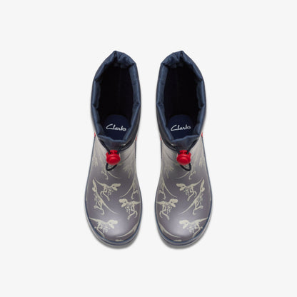 Tarri Race Kid Grey Combination - Clarks Kids