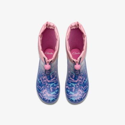 Tarri Race Kid Blue Combination - Clarks Kids