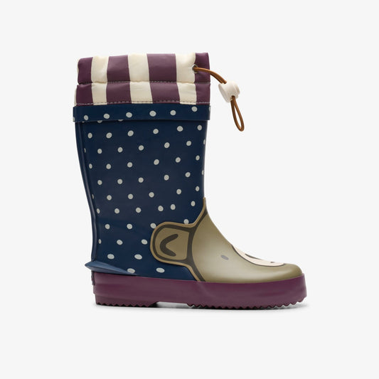 Tarri Race Toddler Navy Combination - Clarks Kids