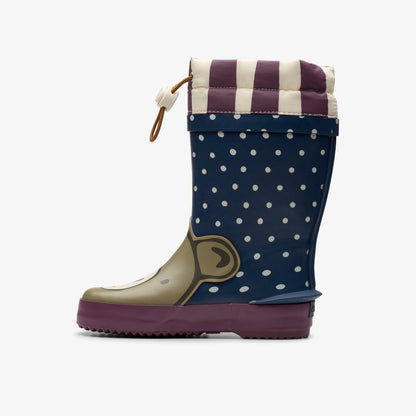 Tarri Race Toddler Navy Combination - Clarks Kids