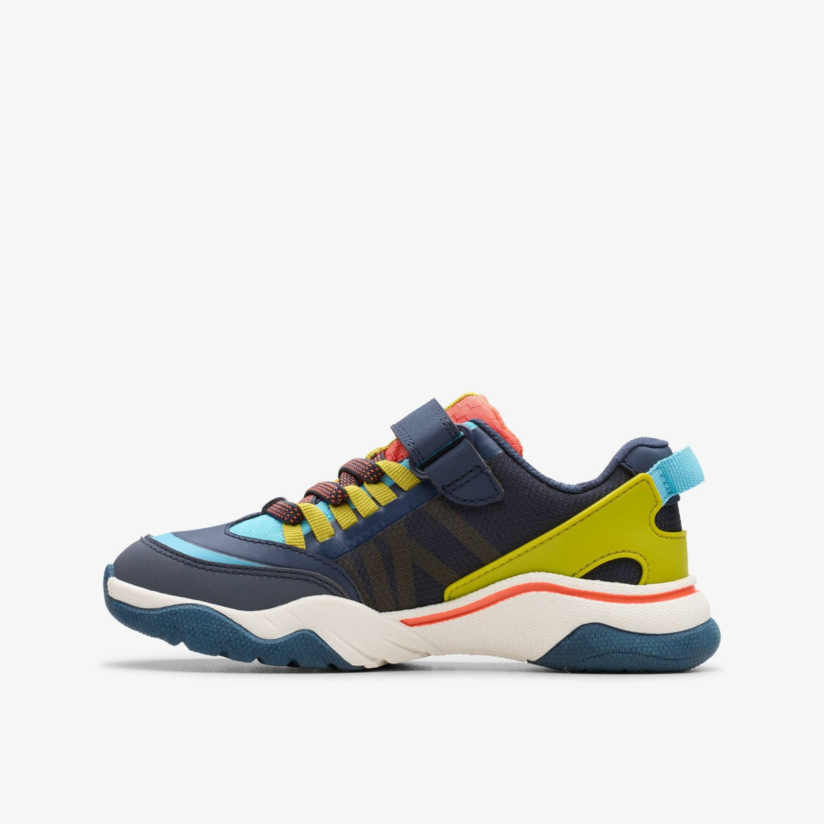 Feather Track Kid Navy Combination - Clarks Kids