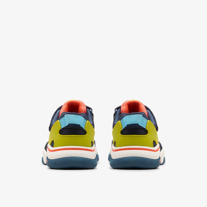 Feather Track Kid Navy Combination - Clarks Kids