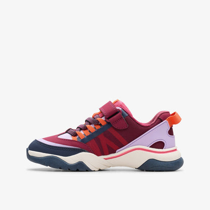 Feather Track Kid Berry Combination - Clarks Kids