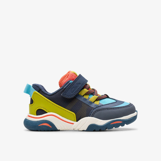 Feather Track Toddler Navy Combination - Clarks Kids