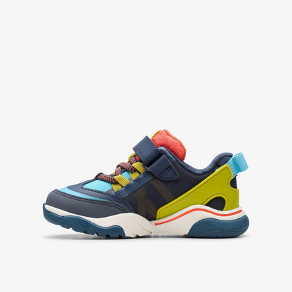 Feather Track Toddler Navy Combination - Clarks Kids