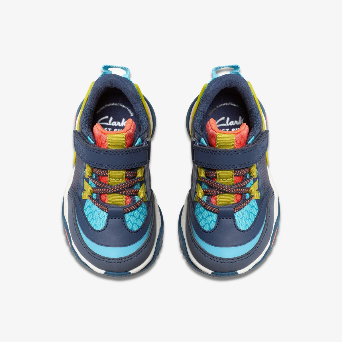 Feather Track Toddler Navy Combination - Clarks Kids