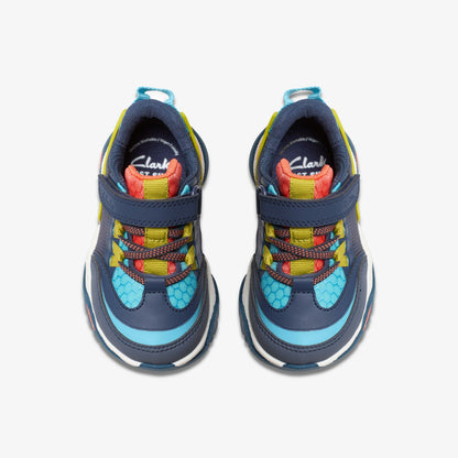 Feather Track Toddler Navy Combination - Clarks Kids