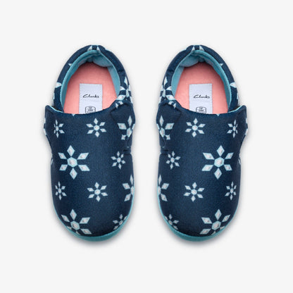 Fluffy Snug Kid Navy - Clarks Kids
