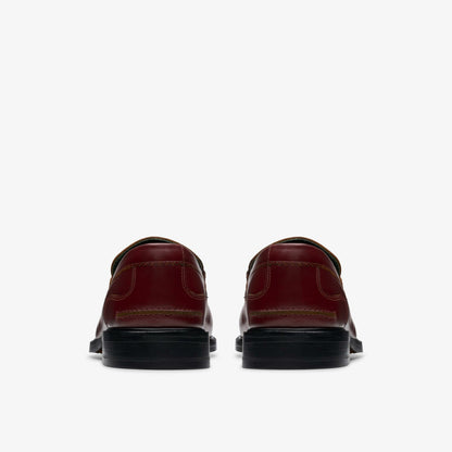 Craft James Lo Loafer Wine Leather - Clarks Men