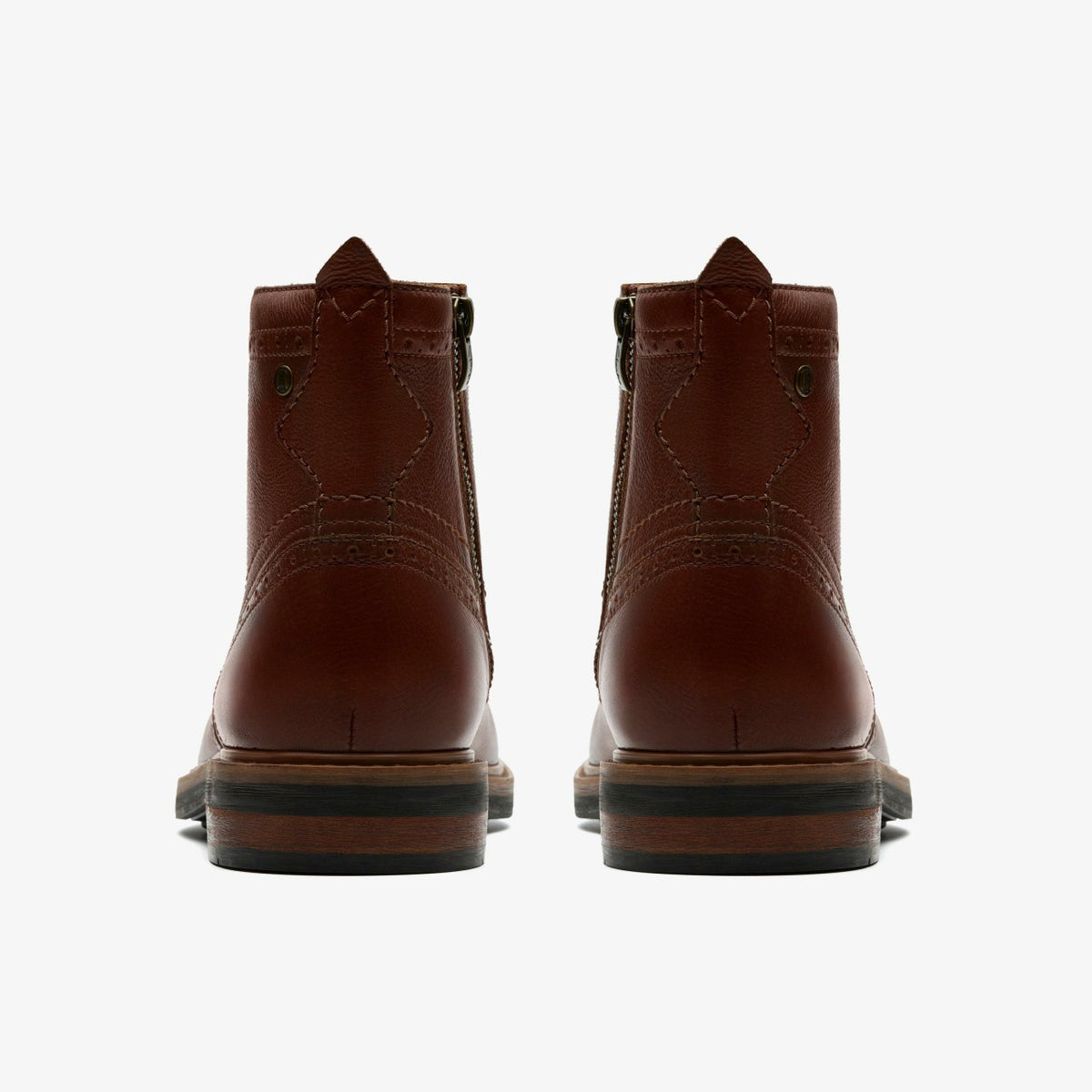 Newford Lace Boot Mid Tan Leather - Clarks Men