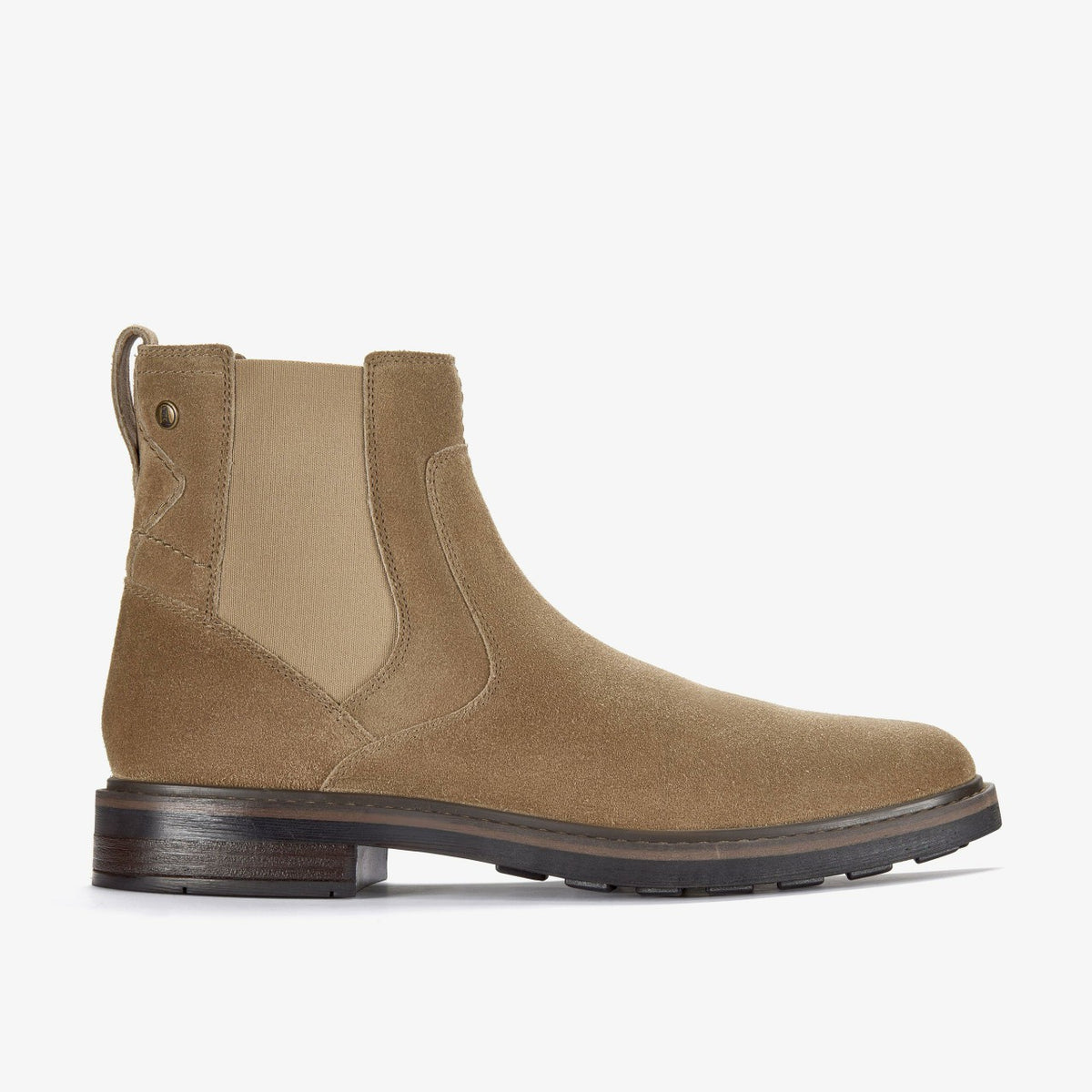 Newford Easy Dark Sand Suede - Clarks Men