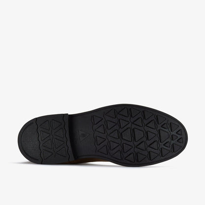 Newford Easy Dark Sand Suede - Clarks Men