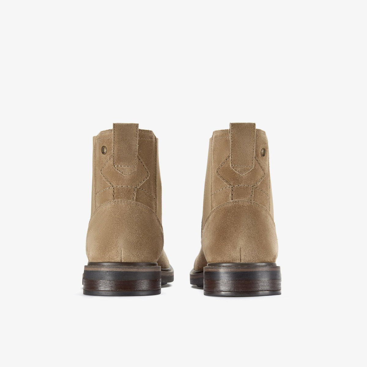 Newford Easy Dark Sand Suede - Clarks Men