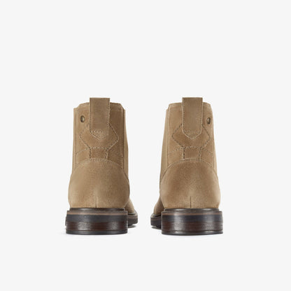 Newford Easy Dark Sand Suede - Clarks Men
