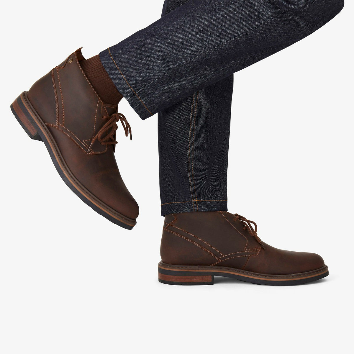Newford Mid Beeswax Leather - Clarks Men