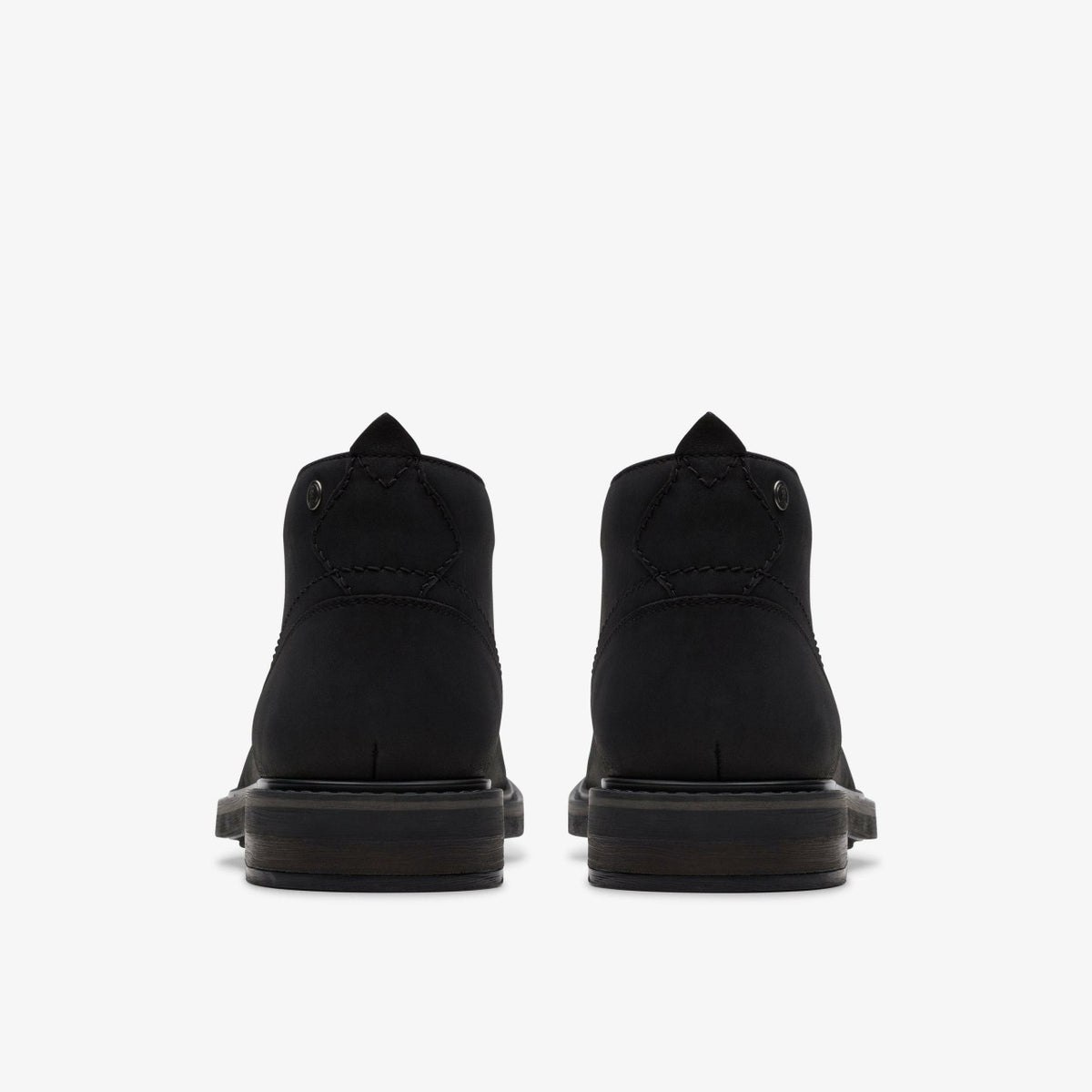 Newford Mid Black Leather - Clarks Men