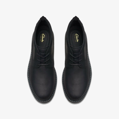 Newford Mid Black Leather - Clarks Men