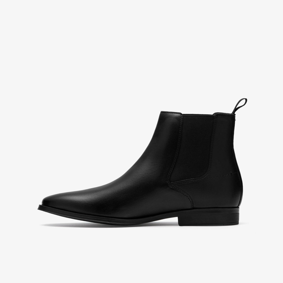 Paulton Easy Black Leather - Clarks Men