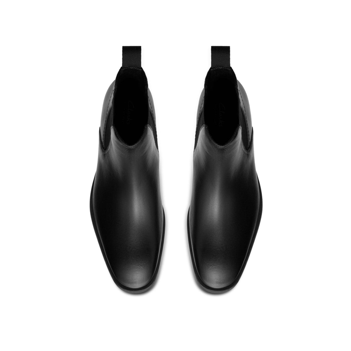 Paulton Easy Black Leather - Clarks Men