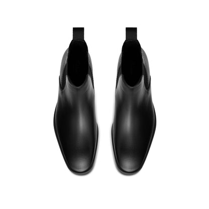 Paulton Easy Black Leather - Clarks Men