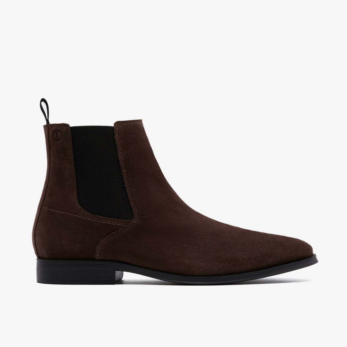 Paulton Easy Dark Brown Suede - Clarks Men
