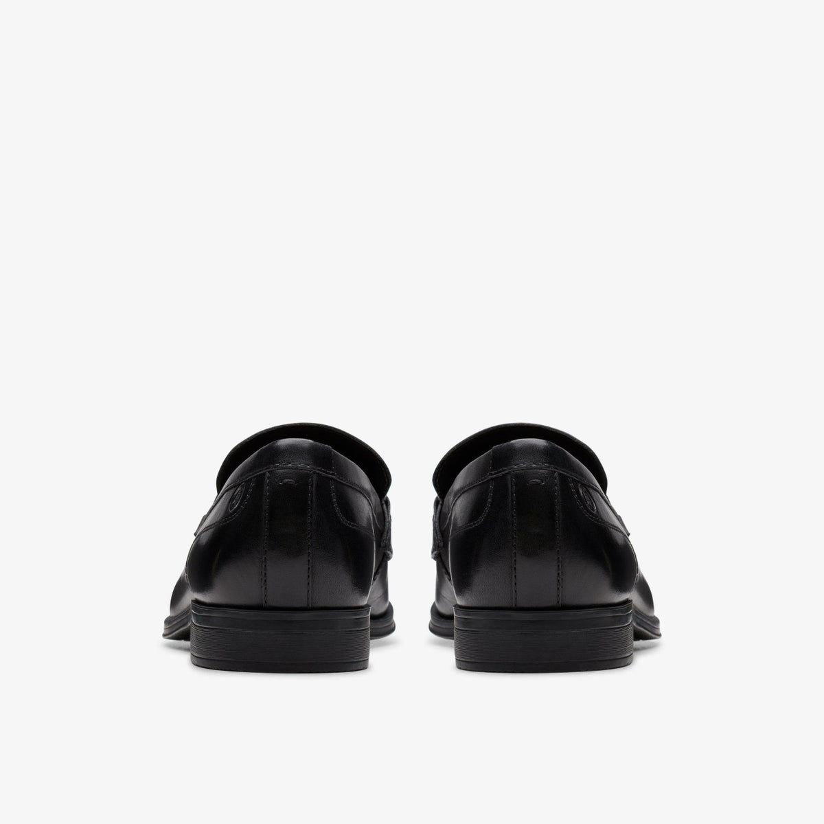 Paulton Lo Black Leather - Clarks Men