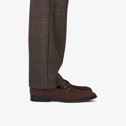 Paulton Lo Dark Brown Suede - Clarks Men